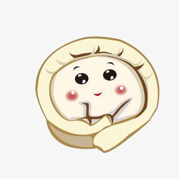 可爱的卡通馄饨免抠