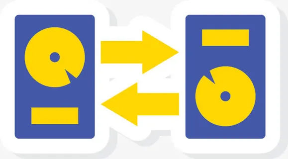 云数据传输贴纸免抠