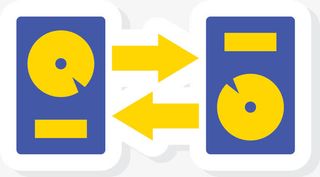 云数据传输贴纸免抠