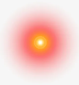 红色太阳光晕元旦免抠