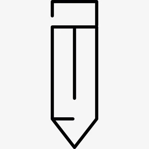 铅笔学校图标免抠