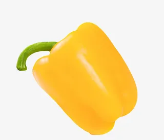 黄色美味黄灯笼椒实物免抠