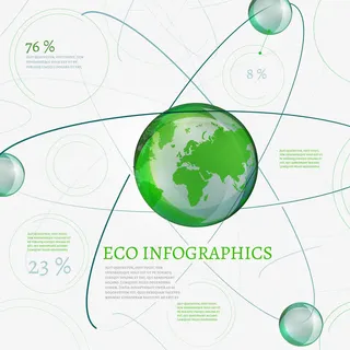 矢量节能环保图免抠