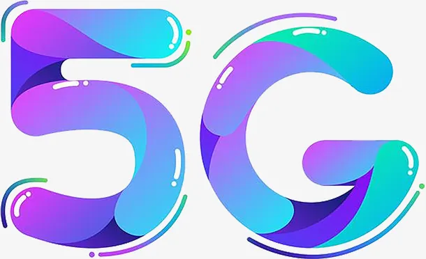 5G logo 色彩免抠