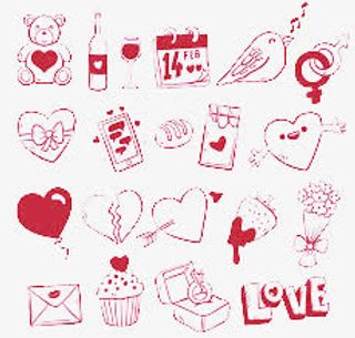 情人节元素集合免抠