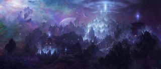 玄幻噬魂界网游宣传海报免抠