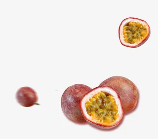 唯美精美水果百香果免抠