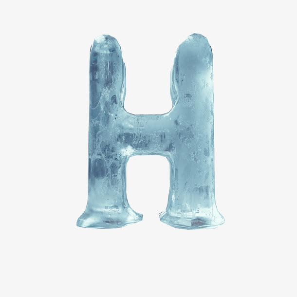 蓝色冰块H免抠