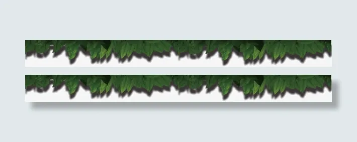 绿色草原式边框免抠