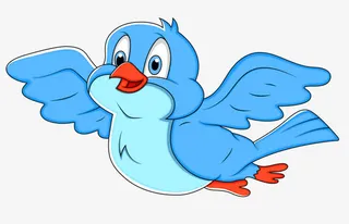 飞翔的小鸟免抠