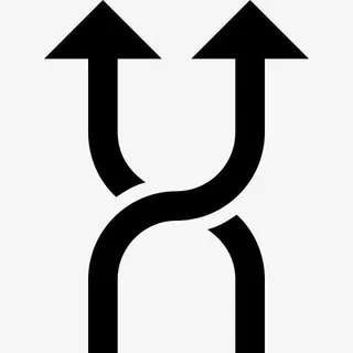 箭头箭方向交叉口点指针箭免抠