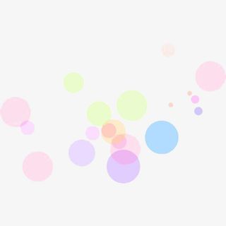 彩色墨点装饰免抠