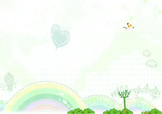 小清新春天背景免抠背景卡通/手绘元素