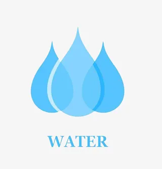 三个水滴标志免抠
