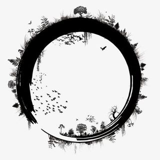 黑色水墨装饰免抠