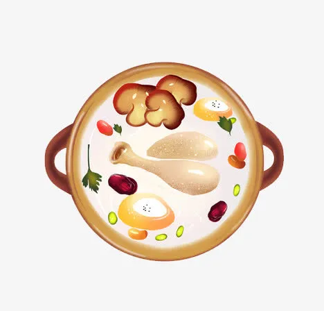 鸡肉火锅免抠