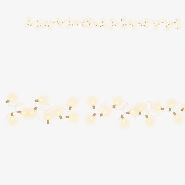 灯串灯泡元素免抠