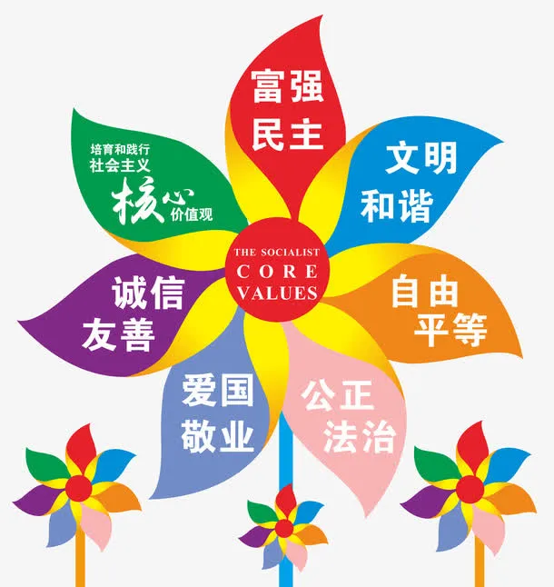 *核心价值观免抠