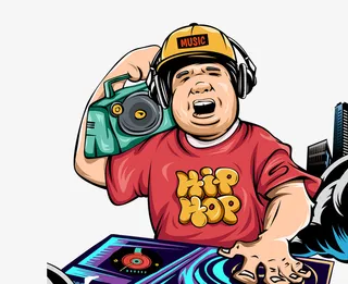 嘻哈潮流国潮免抠