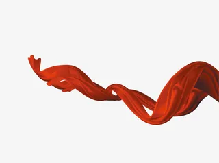 飘扬的绸缎免抠