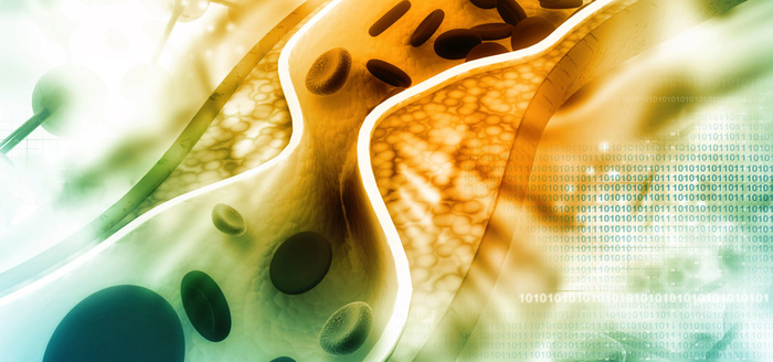 血管科技黄色医疗海报背景高清