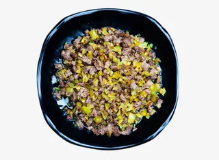 野山椒牛肉末免抠