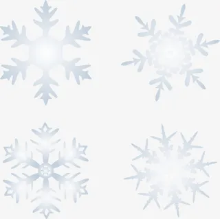 雪地矢量飞雪免抠