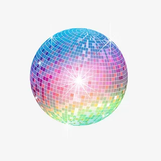 迪斯科向量的水晶球免抠