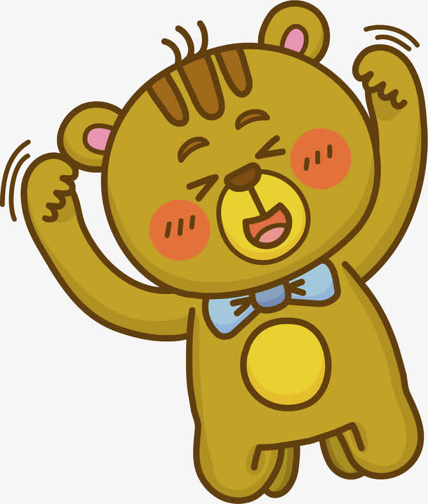 棕色老虎免抠