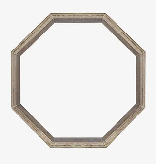 八边形木质边框背景