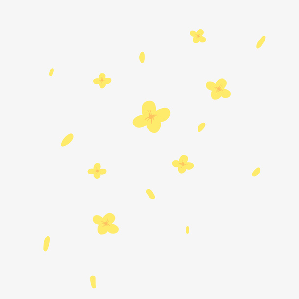 飘落桂花花瓣免抠