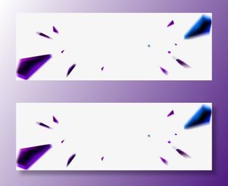 蓝色漂浮飞溅效果几何免抠