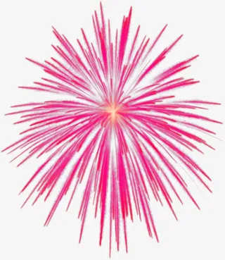 紫色的礼花免抠