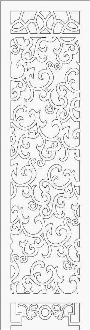 古典门窗花纹素材免抠