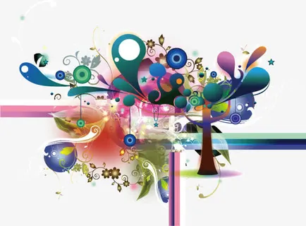 抽象几何图形免抠