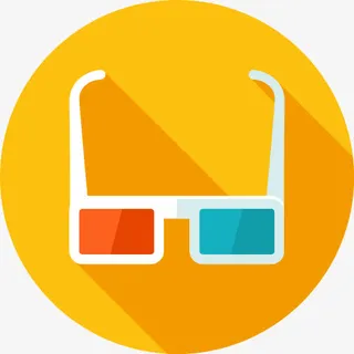 3D眼镜图标免抠