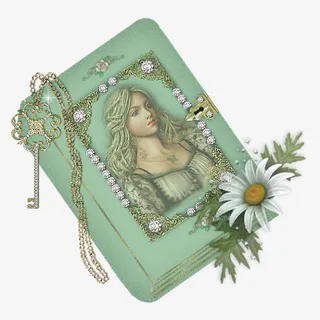 绿色卡片装饰免抠