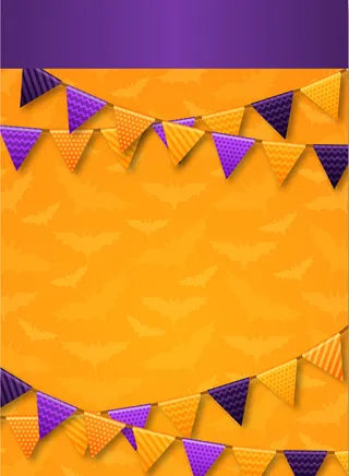 黄色质感吊旗海报背景素材高清