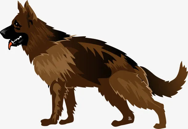 德国牧羊犬免抠
