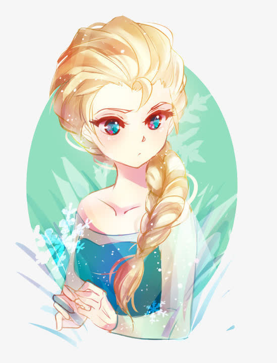 冰雪女王艾莎免抠