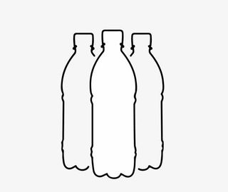 矿泉水瓶组合素材免抠