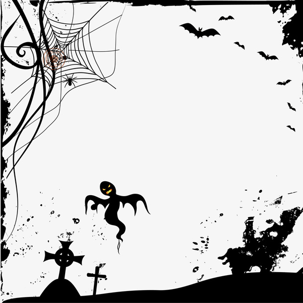 万圣节边框免抠