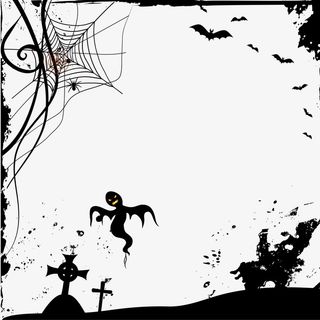 万圣节边框免抠