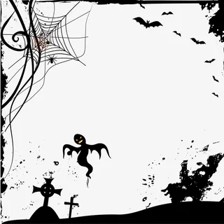 万圣节边框免抠