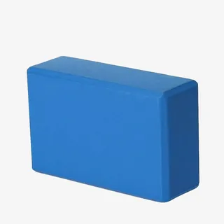 宝蓝色瑜伽器材瑜伽砖免抠