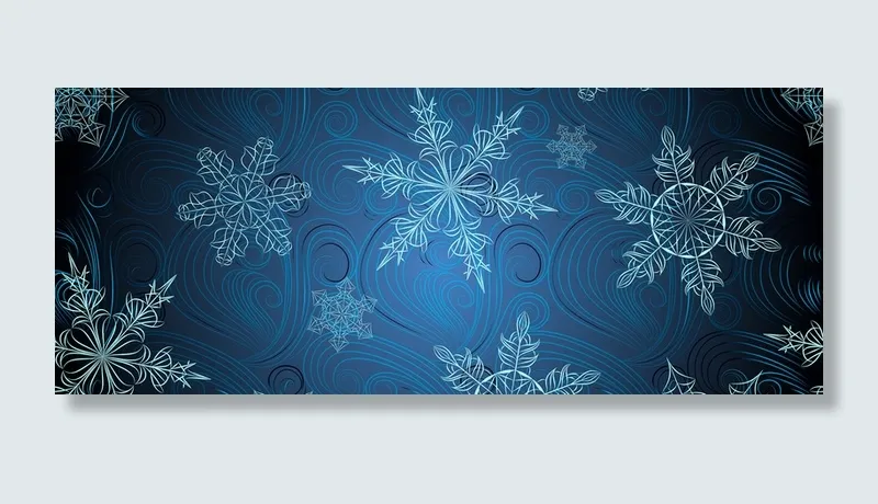 蓝色花纹背景高清