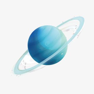 蓝色科技星球元素免抠装饰效果特效元素