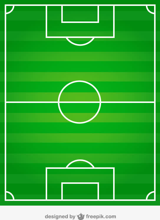 足球场俯视图矢量素材下载,免抠