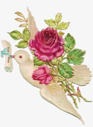 卡通花饰剪影卡通花矢量图 唯美免抠