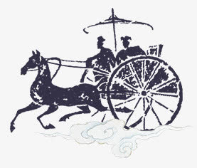 中国风马车免抠